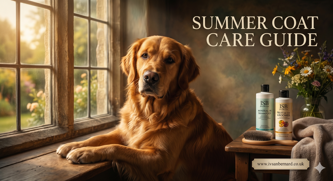 The Summer Coat Guide: De-Shedding, Heat Protection and the ISB Products Your Pet Needs Right Now