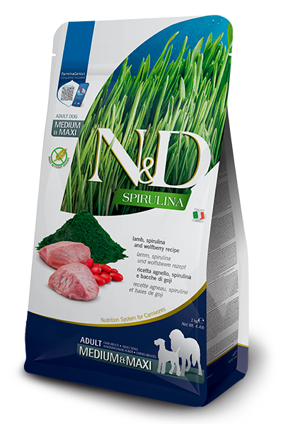 Farmina Dog N&D Spirulina Lamb Adult[法米娜N&D螺旋藻系列羊肉配方-成犬粮] image 1
